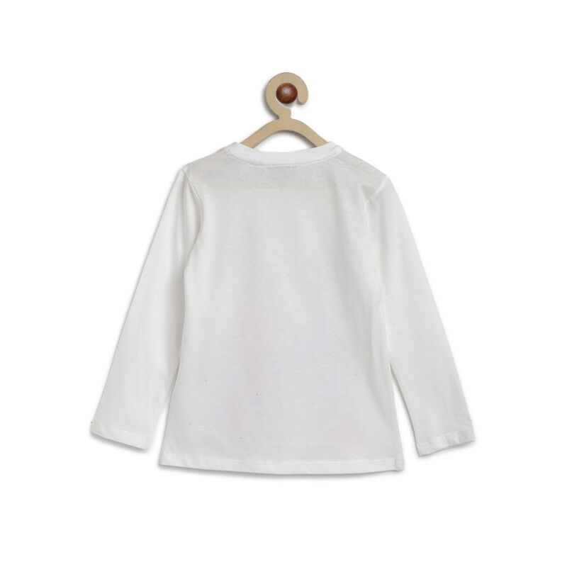 Knitted T-Shirt With Print image number 1